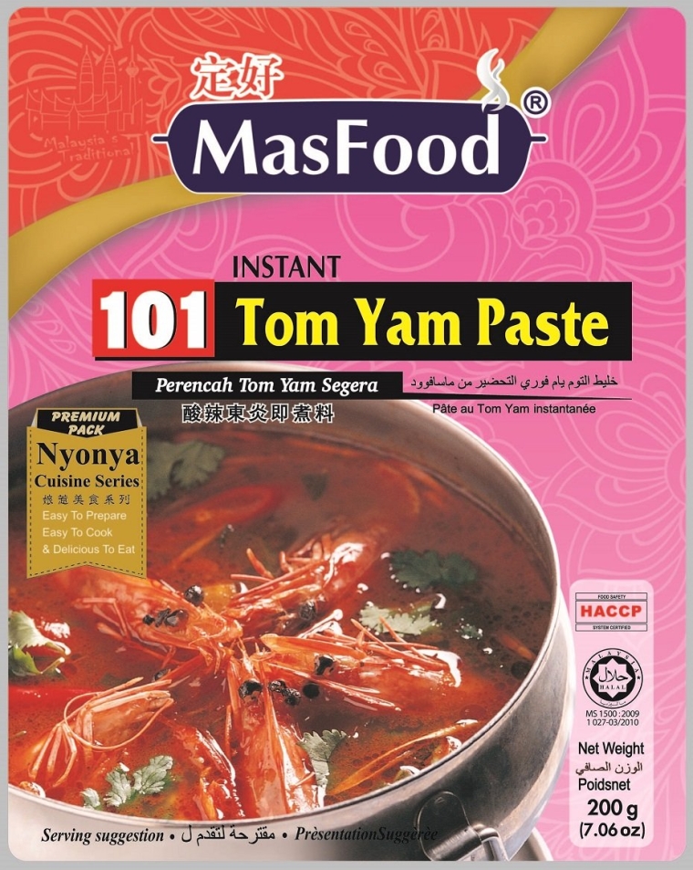 101 INSTANT TOM YAM PASTE Nyonya Style Paste