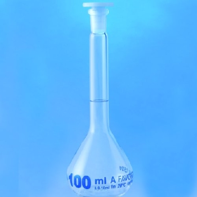 Favorit Volumetric Flask, Class A, Batch Certified, Conformity Certified, with PE Stopper