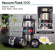 Vacuum Flask 5600 Thermo Flask Drinkware Household