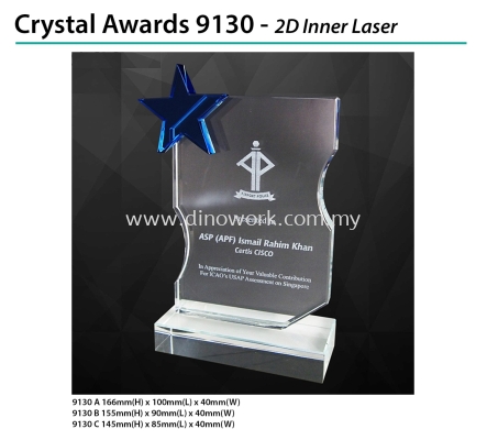 Crystal Award 9130