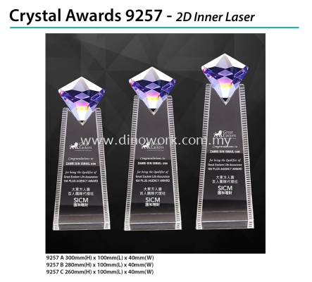 Crystal Award 9257