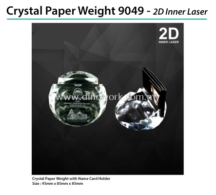 Crystal Paper Weight 9049