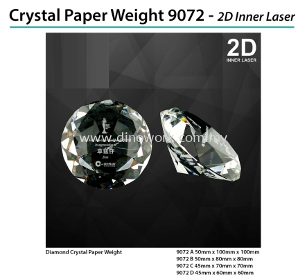 Crystal Paper Weight 9072