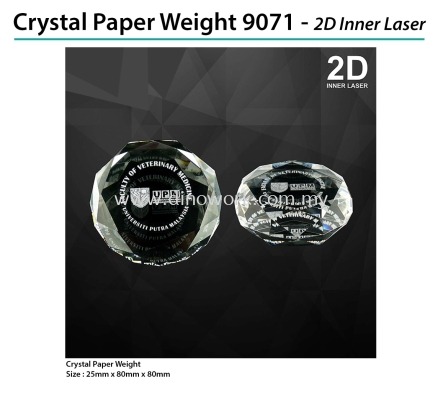 Crystal Paper Weight 9071
