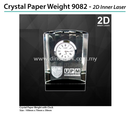 Crystal Paper Weight 9082