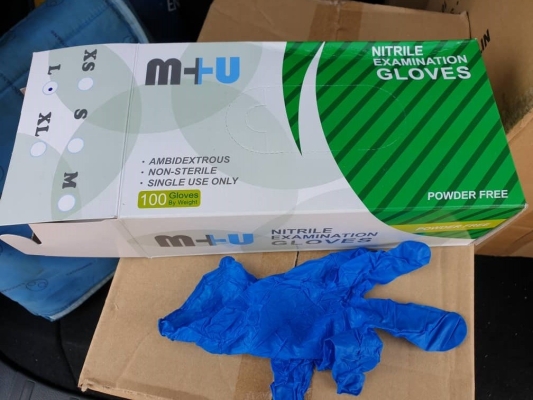 Nitrile Blue Glove