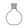 Favorit Flat Bottom Flask, Short Neck Favorit / Malaysia Laboratory Glassware