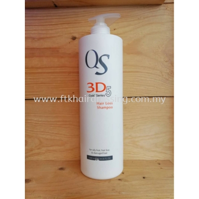 QS 3D Gold Series 5 Hair Loss Shampoo 1000ml
