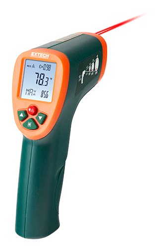 Extech IR270 IR Thermometer with Color Alert