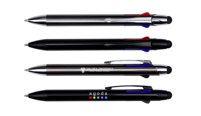 Multicolour Pen with Stylus - P 5029