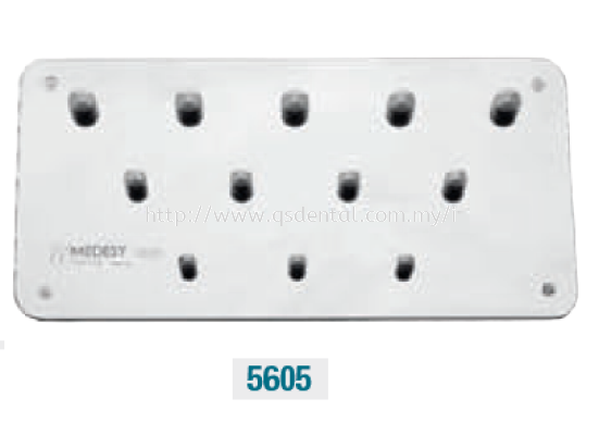 5605 Stainless Steel Rubber Dam Clamp Tray