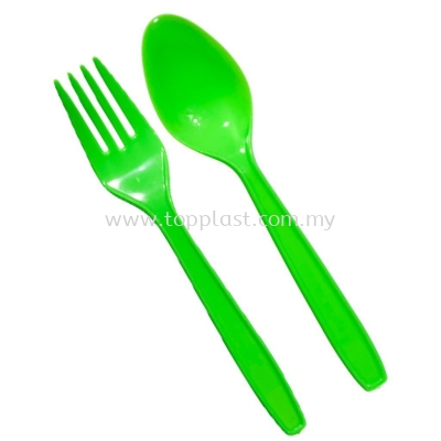 Disposable Fork Spoon (Colourful)