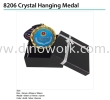 Crystal Hanging Medal 8206 Ready Made Hanging Medal Award