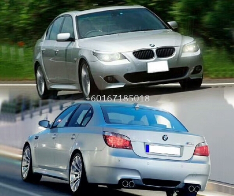 bmw e60 bodykit m5 style for e60 bumper replace upgrade performance look pp material new set  