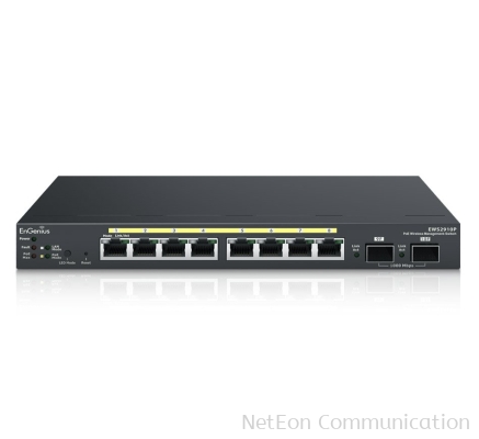 EnGenius 8-Port Managed Gigabit 61.6W 802.3af Compliant PoE Switch