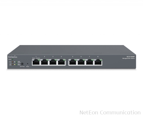 EnGenius Cloud Managed 8-Port Gigabit 55W PoE Switch