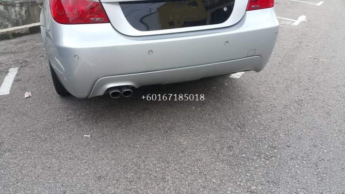 bmw e60 5series rear bumper msport bodykit for e60 replace upgrade performance look pp material new set