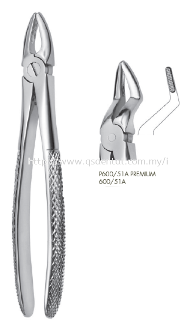  600/51A Upper Front Roots Narrow Beaks Forceps