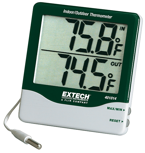 Extech 401014 Big Digit Indoor/Outdoor Thermometer