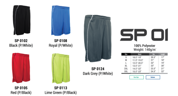 Sport Short Pants - SP 01