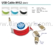 USB Cable 8932 (3in1) Handphone Gadget Electronic / IT Product