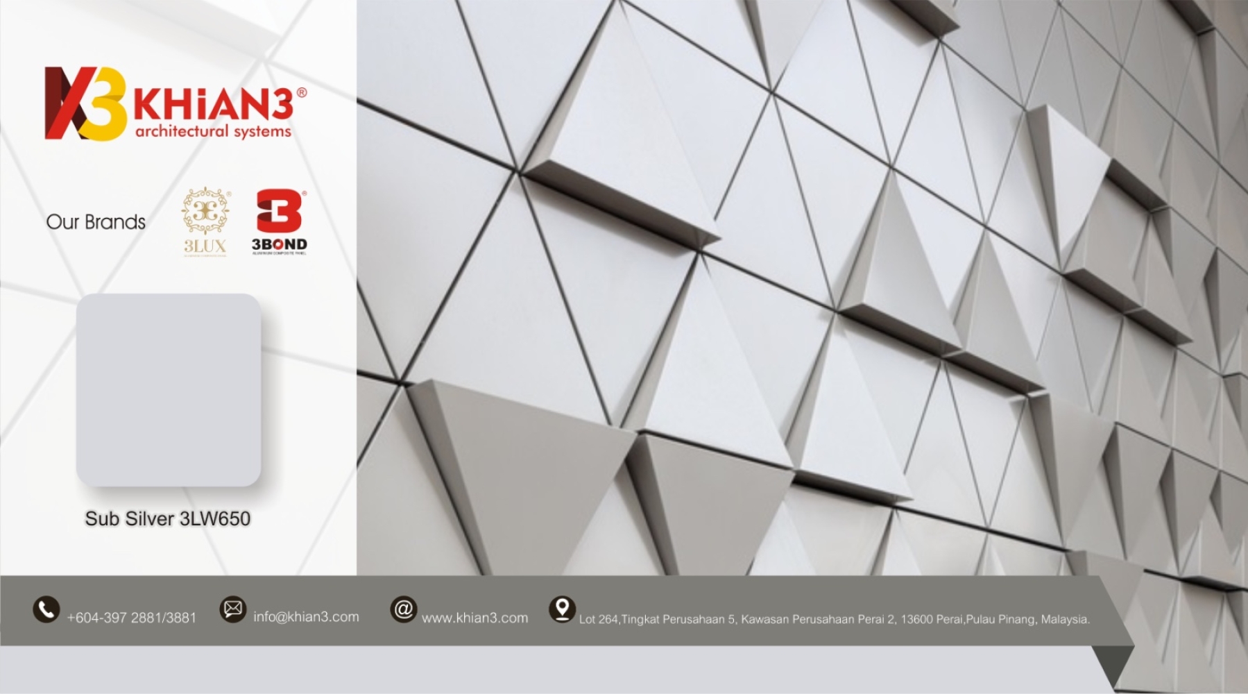 Building Wall Cladding 3lux Malaysia Penang Perai Manufacturer Supplier Supply Supplies Khian3 Industries Sdn Bhd