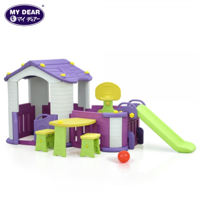 29031 Pink Big House with 3 Play Activities