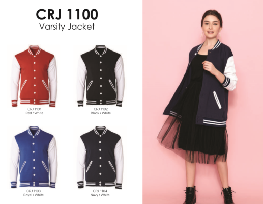 CRJ 1100 Varsity Jacket