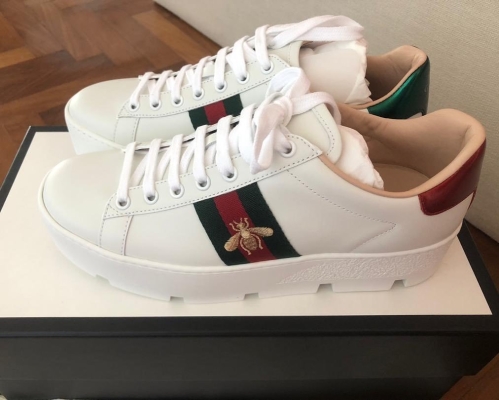 Brand New Gucci Ace Bee Sneakers