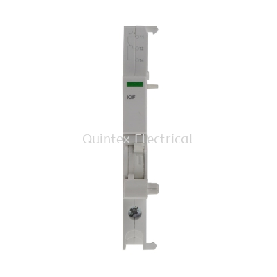 DIN Rail Mount Auxiliary Contact with Screw Terminal, NO/NC, 2 A DC, 6 A AC, 24 130 V DC, 240 415 V AC