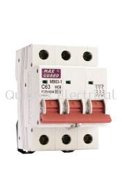 MAXGUARD MB63-1 3P MCB (Miniature Circuit Breaker)