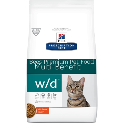 Hill's Prescription Diet w/d Multi Benefit Feline Dry Food (Chicken) 1.5kg