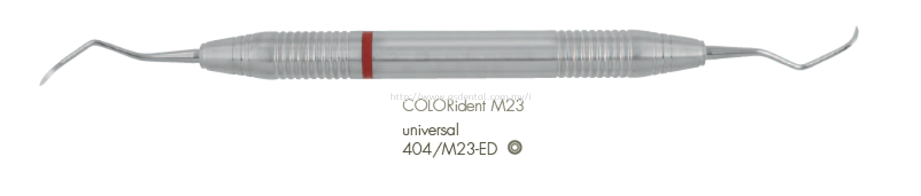 404/204SD-ED 10mm Handle With COLORident Universal No.204SD Gracey Curettes