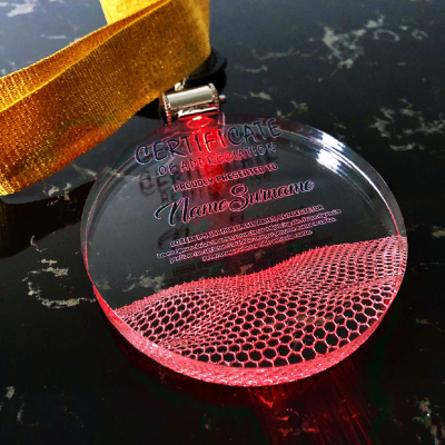 5081 Acrylic Lighting Hanging Medal 