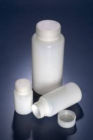 Azlon Bottles, Round, Wide Neck, HDPE