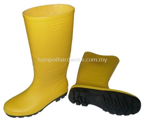 Econ Yellow Liner Rubber Boot with Toe Cap & Steel Plate