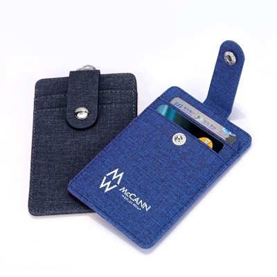 Korea Fabric ID Holder with Snap Closure - ID 108