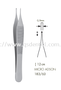 183/63 [12cm Mirco Adson 0.9mm Tissue Forceps