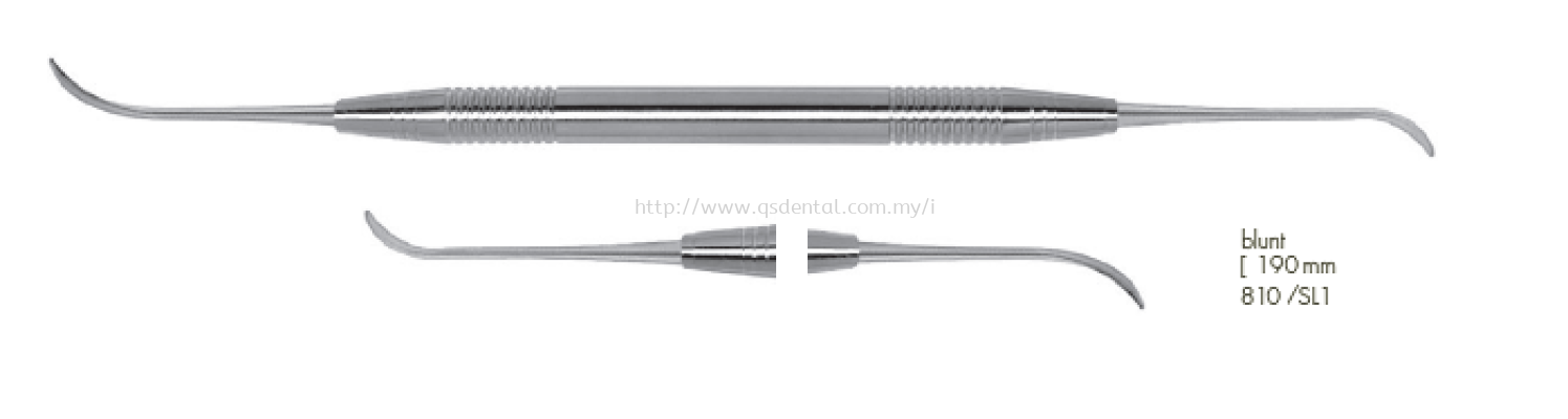 810/SL1 190mm Blunt Sinus Lift Curettes