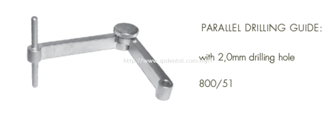 800/51 parallel Drilling Guide with 2.0mm drilling hole