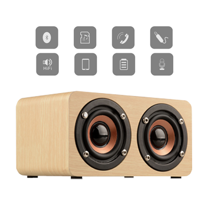 Wooden PURE Sound Bluetooth Speaker - AUD 101