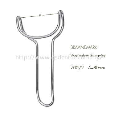 700/2 Braanemark Vestibulum Retractor 