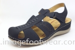 Plus Size Comfort Sandal -PS 51-5796- BLACK Colour Plus Size Shoes