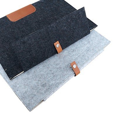 13'' Premium Wool Felt Strap MacBook Sleeve - ECO 132