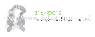 316/RDC12 Clamp Fig.12 For Upper and Lower Molars