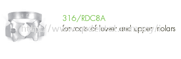 316/RDC8A Clamp Fig.8A For Roots Of Lower And Upper Molars