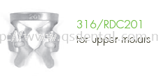 316/RDC201 Clamp Fig.201 For Upper Molars