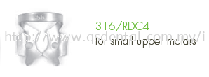 316/RDC4 Clamp Fig.4 For Small Upper Molars