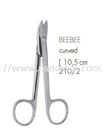 210/2 10.5cm Beebee Curved Scissors