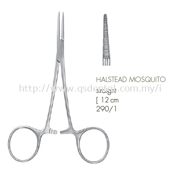 290/1 12 cm straight Halstead Mosquito Haemostatic Forceps